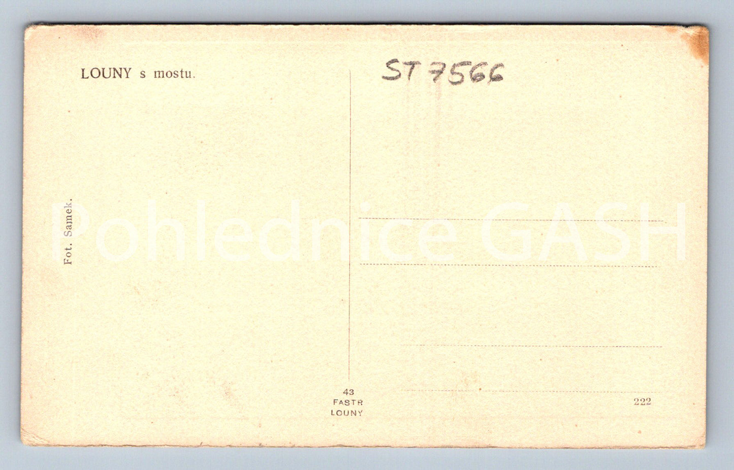 Postcard LOUNGE WITH BRIDGE (ST7566)