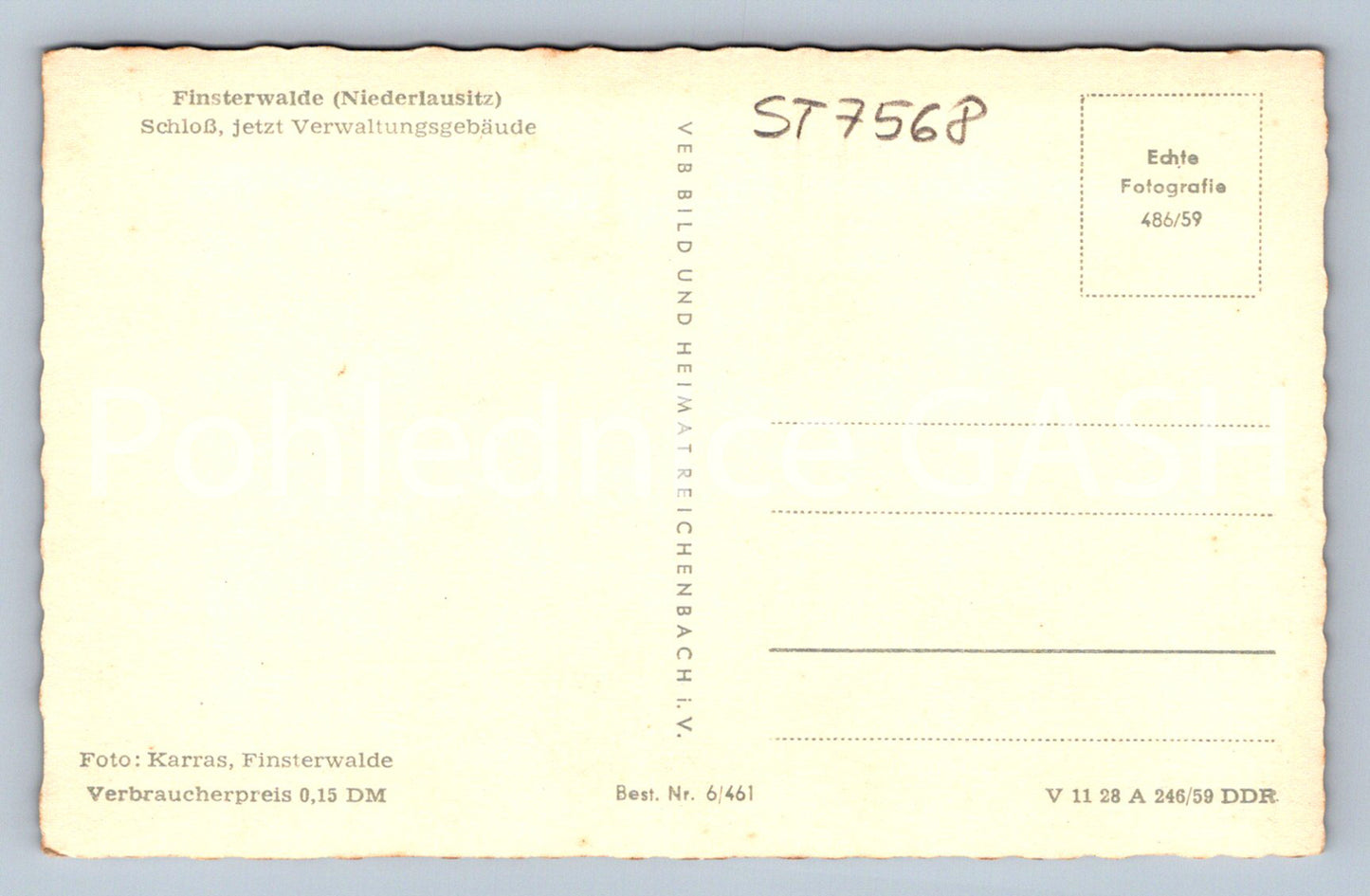 Postcard FINSTERWALDE (ST7568)