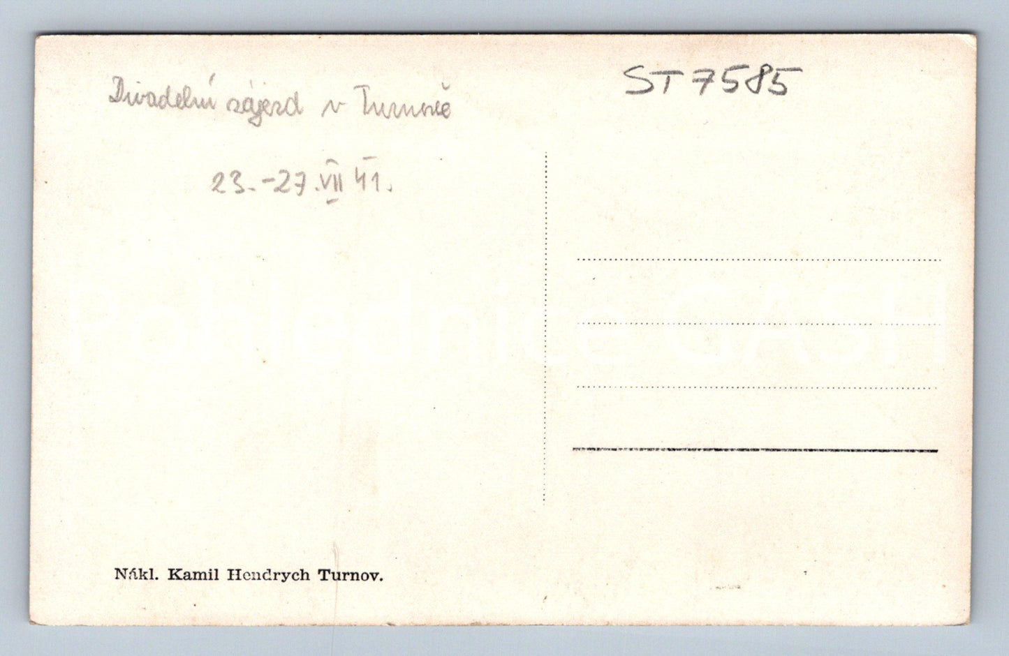 Postcard SMALL ROCK (ST7585)