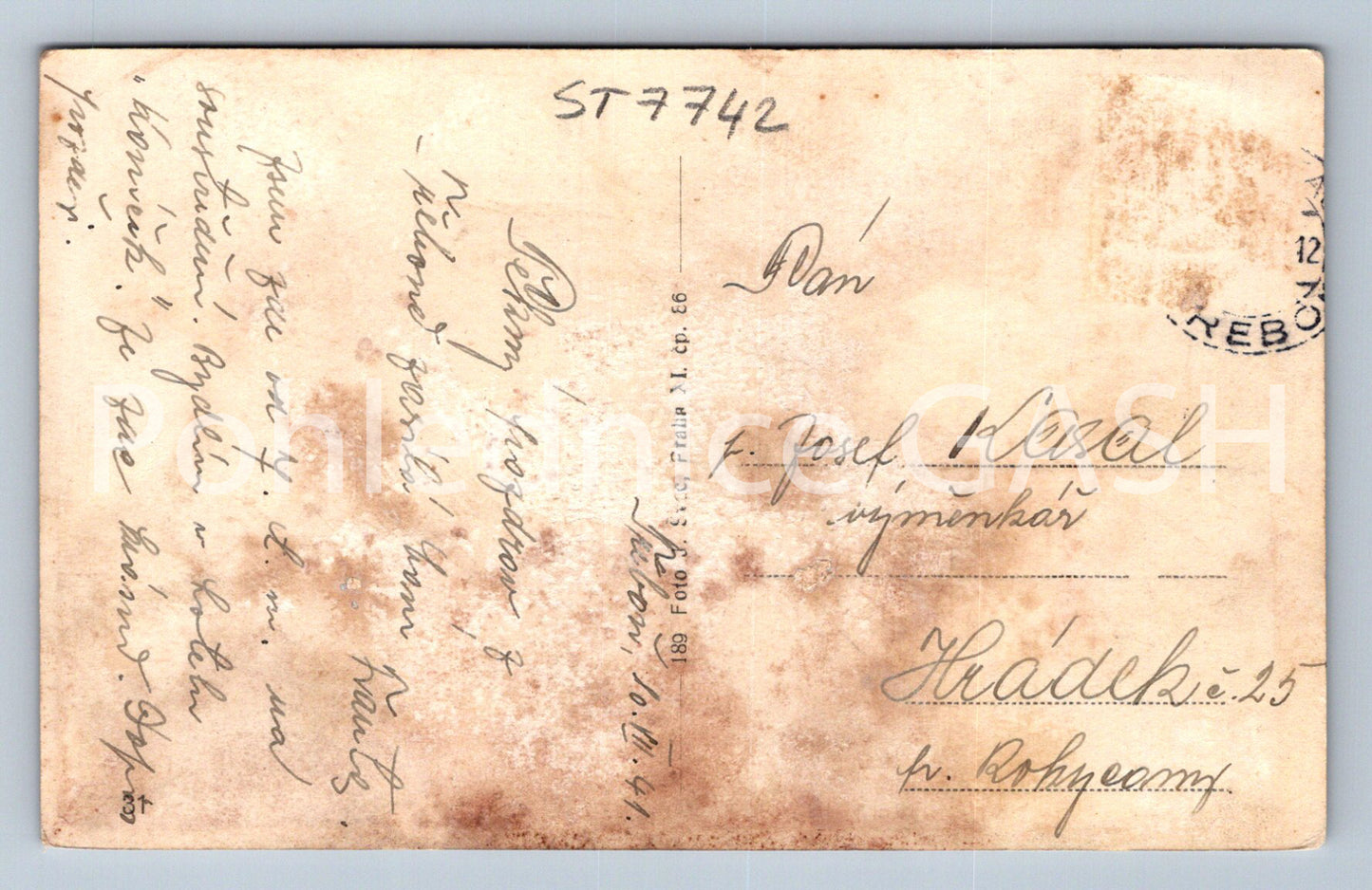 Postcard TŘEBOŇ - COLLAGE (ST7742)