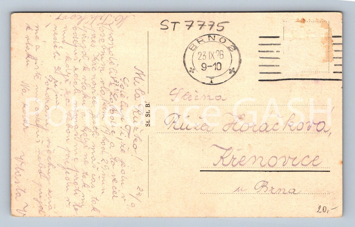 Postcard BRNO (ST7775)