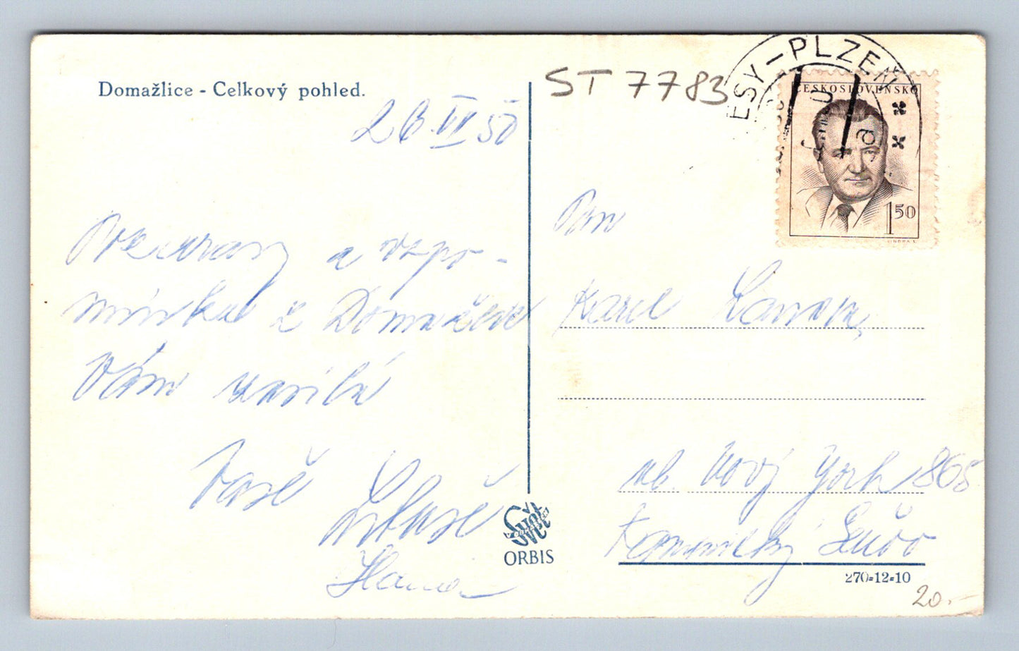 Postcard HOUSEWIFE (ST7783)