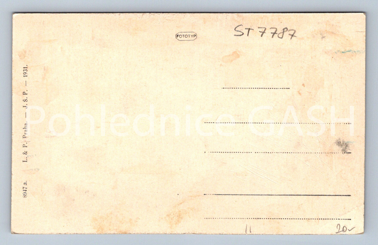 Postcard ROUDNICE NAD LABEM - ŘÍP (ST7787)