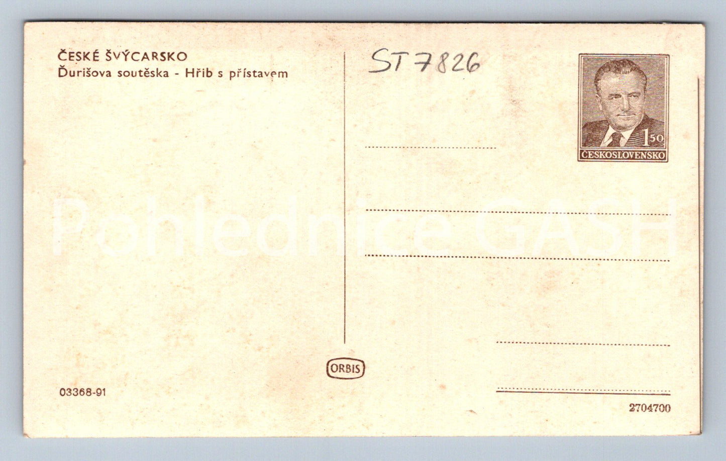 Postcard BOHEMIAN SWITZERLAND (ST7826)