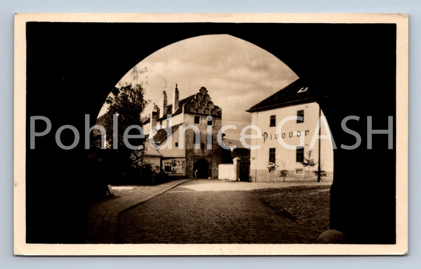 Postcard TŘEBOŇ brewery (ST7918)