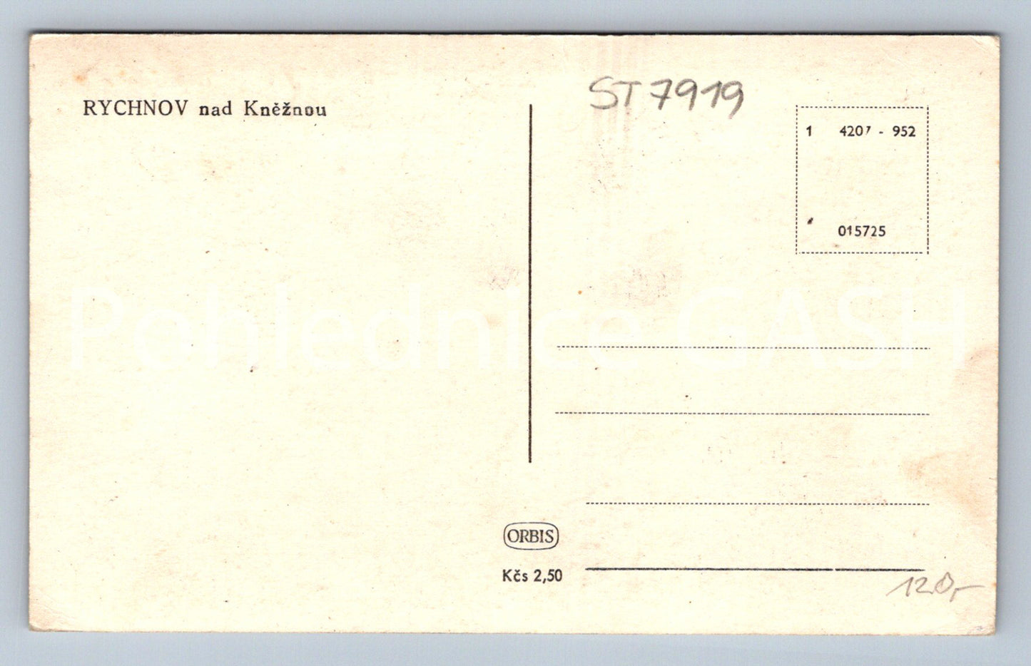Postcard RYCHNOV NAD KNĚŽNOU (ST7919)