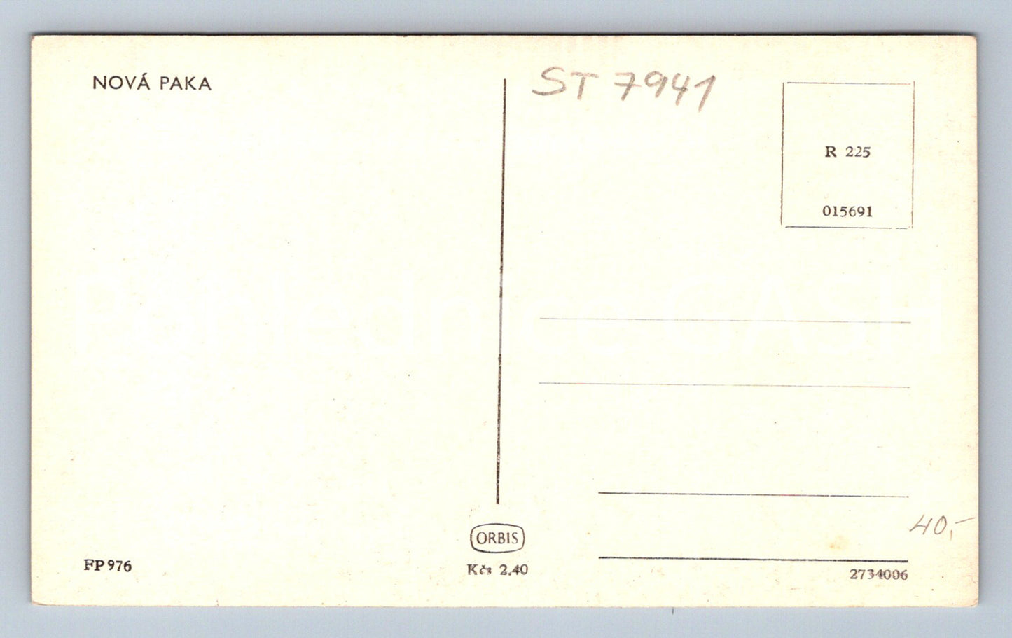 Postcard NEW PAKA (ST7941)