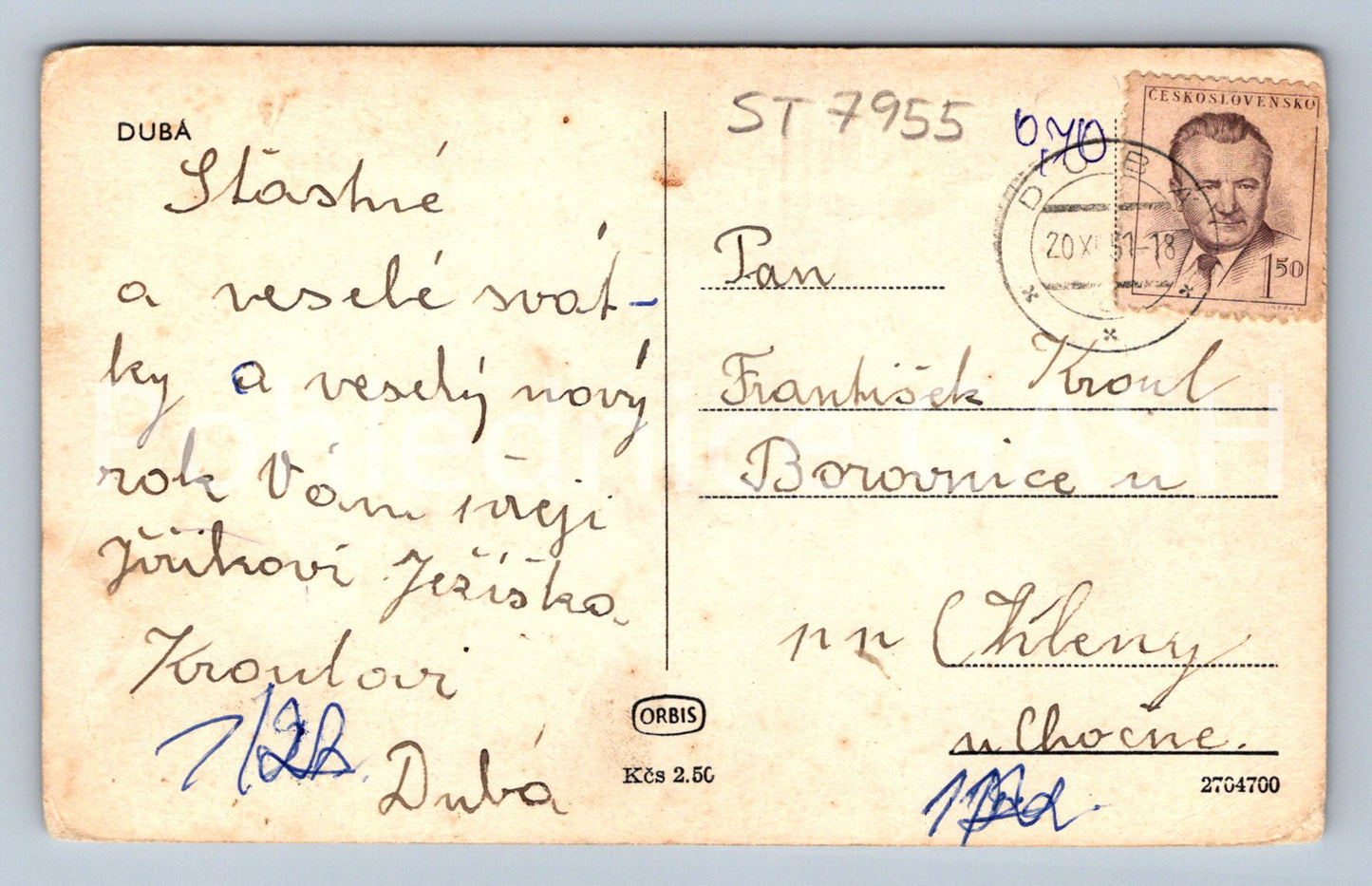 Postcard DUBA (ST7955)