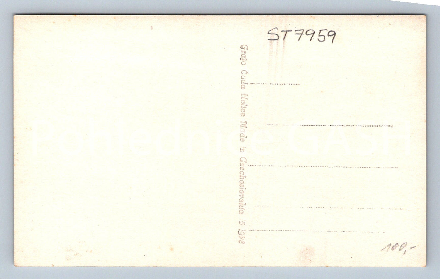 Postcard CHURCH OF THE VIRGIN MARY IN KOSTELEC (ST7959)