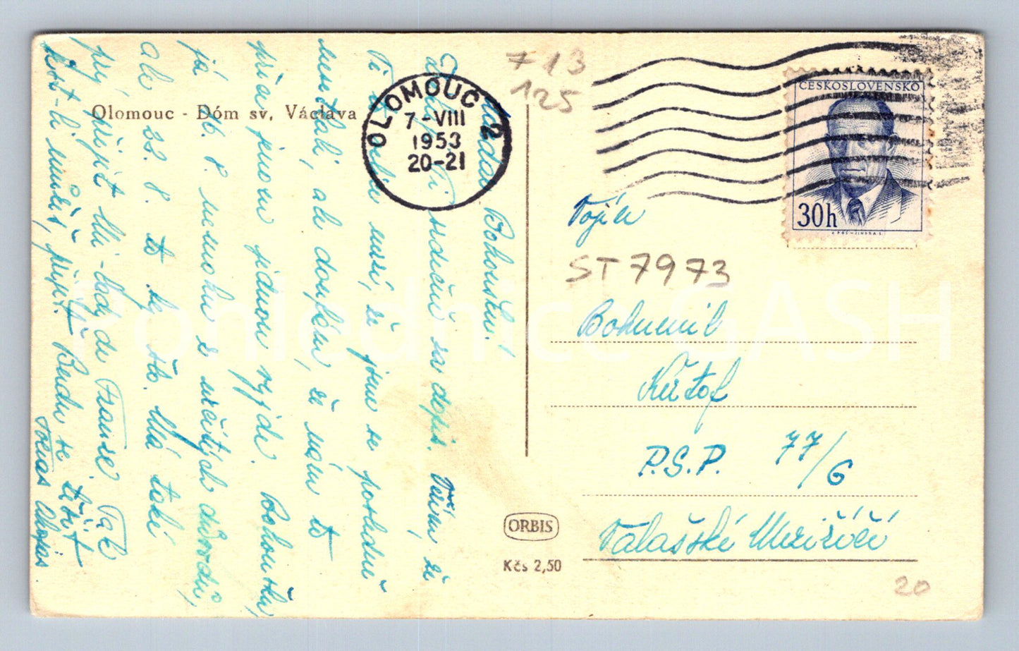 Postcard OLOMOUC (ST7973)