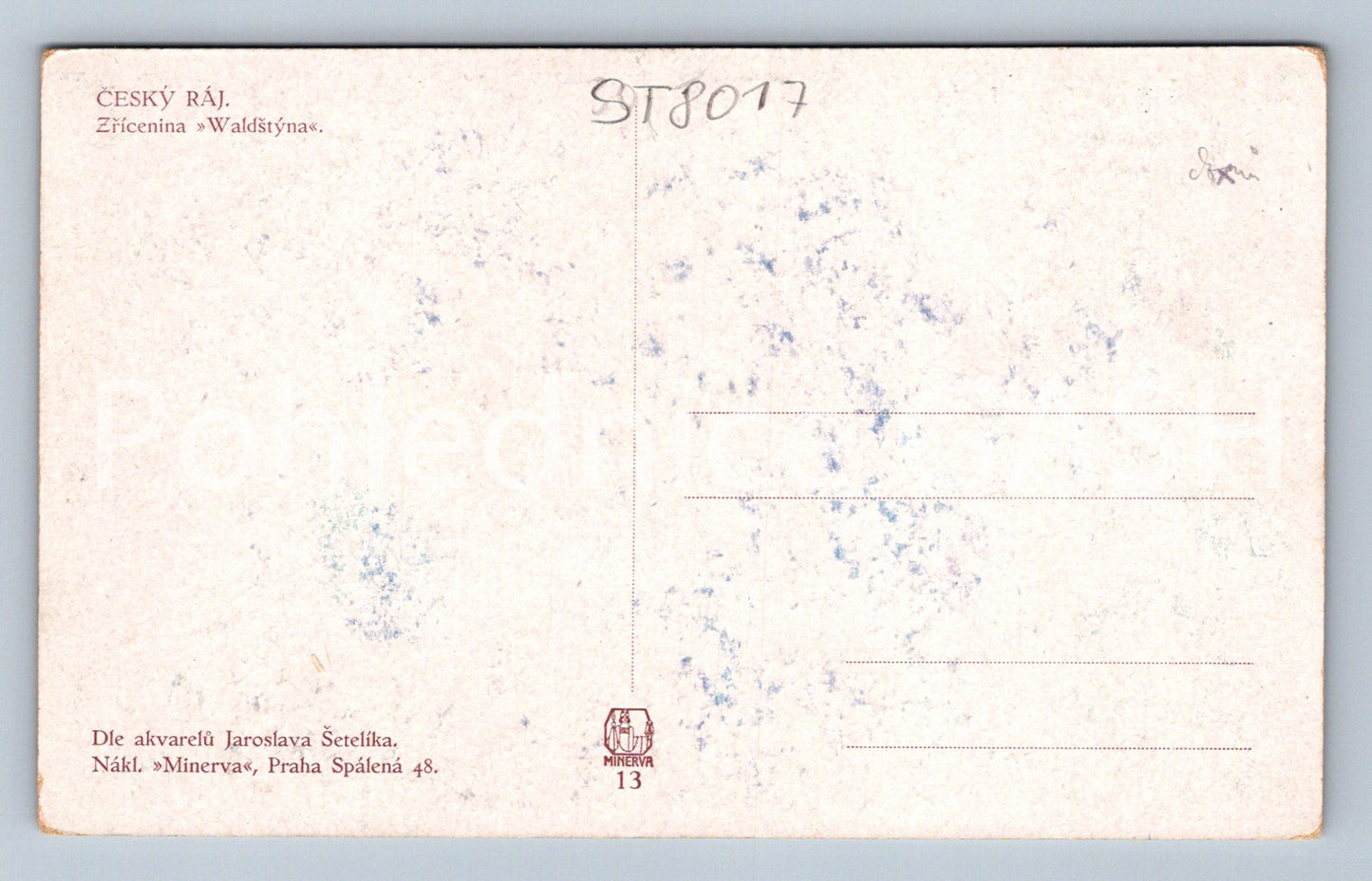 Postcard BOHEMIAN PARADISE (ST8017)