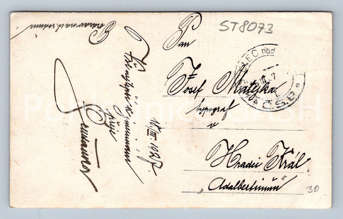 Postcard KOSTELEC NAD ORLICÍ (ST8073)