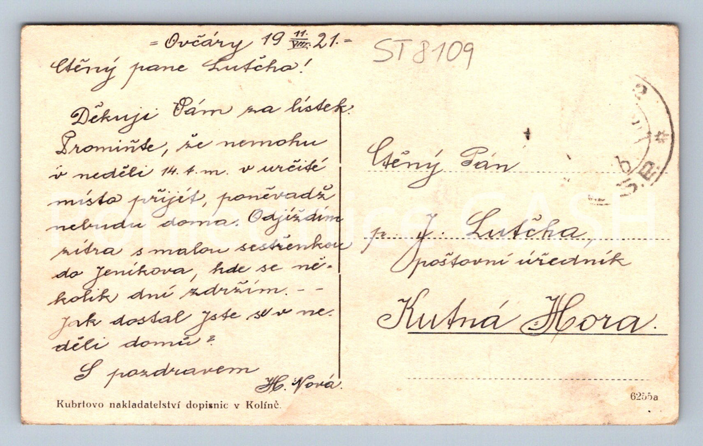 Postcard KOLIN (ST8109)