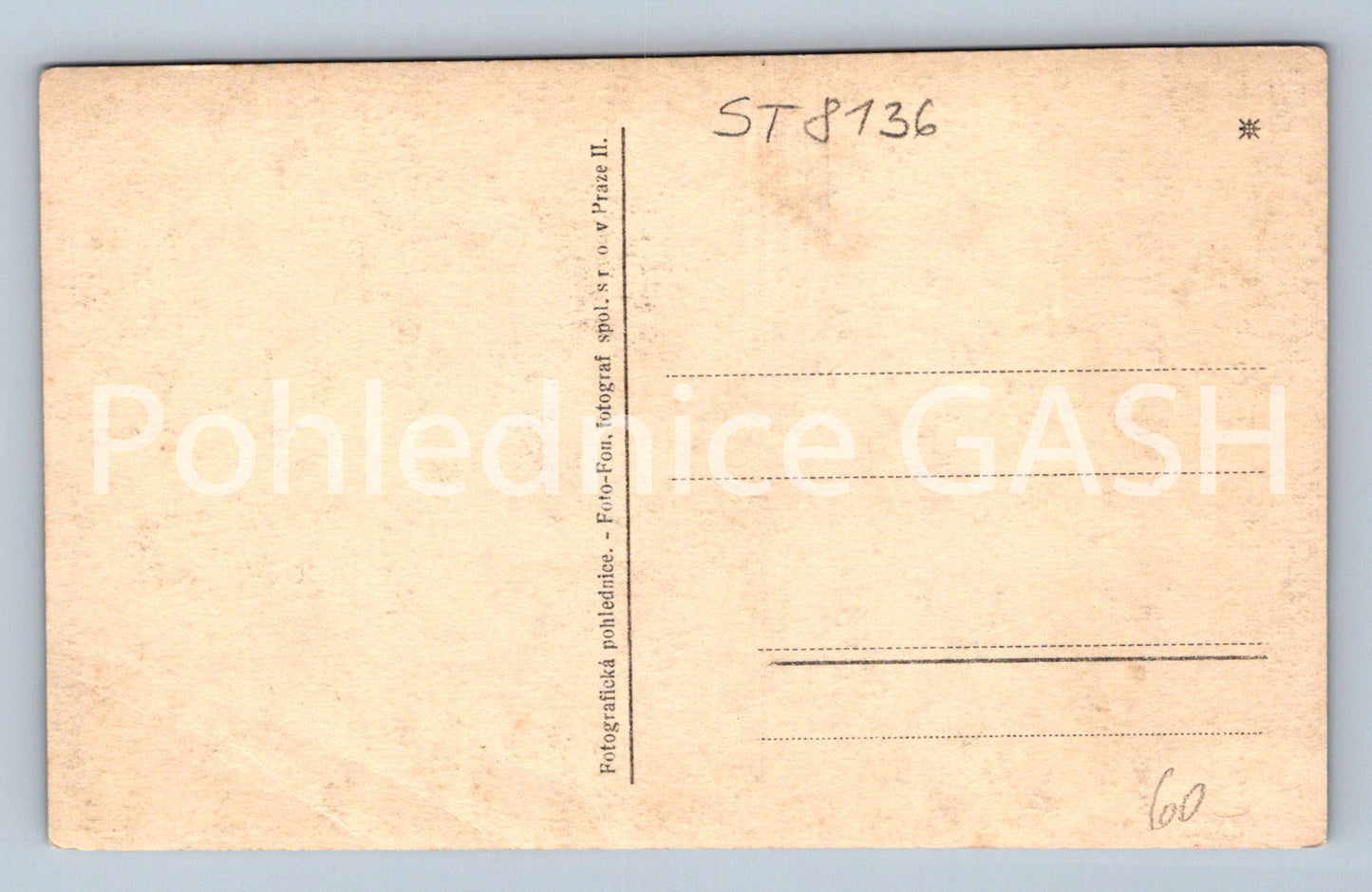 Postcard PRAGUE (ST8136)