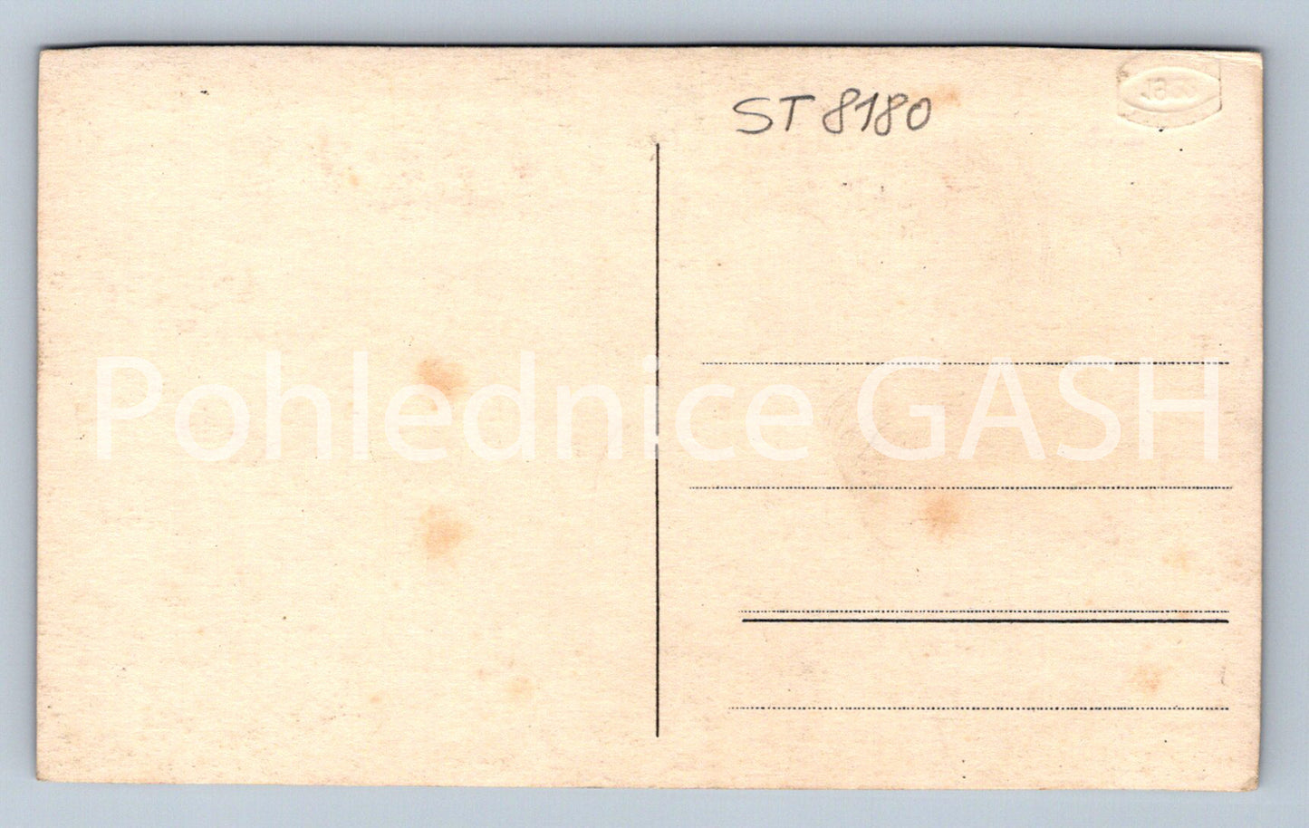 Postcard CZECH CASTLE - PHOTO VOJTA PRAGUE 1922 (ST8180)