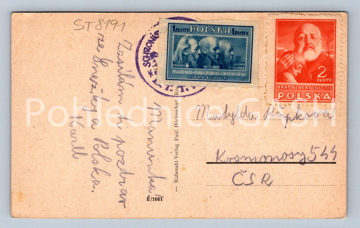 Postcard RIESENGEBIRGE (ST8191)