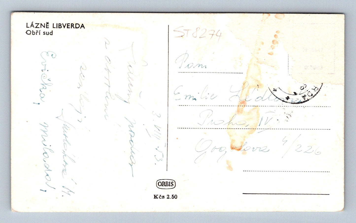 Postcard LIBVERDA SPA (ST8274)
