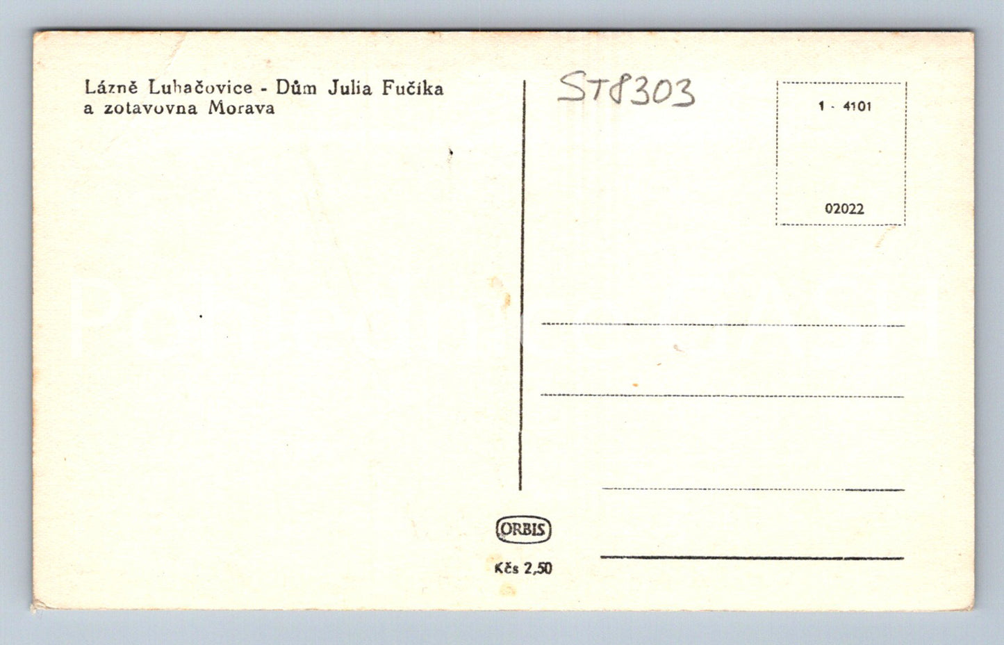 Pohlednice LÁZNĚ LUHAČOVICE (ST8303)