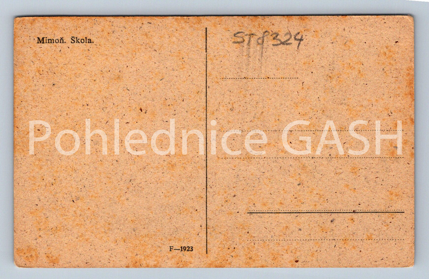 Pohlednice MIMOŇ - ŠKOLA (ST8324)