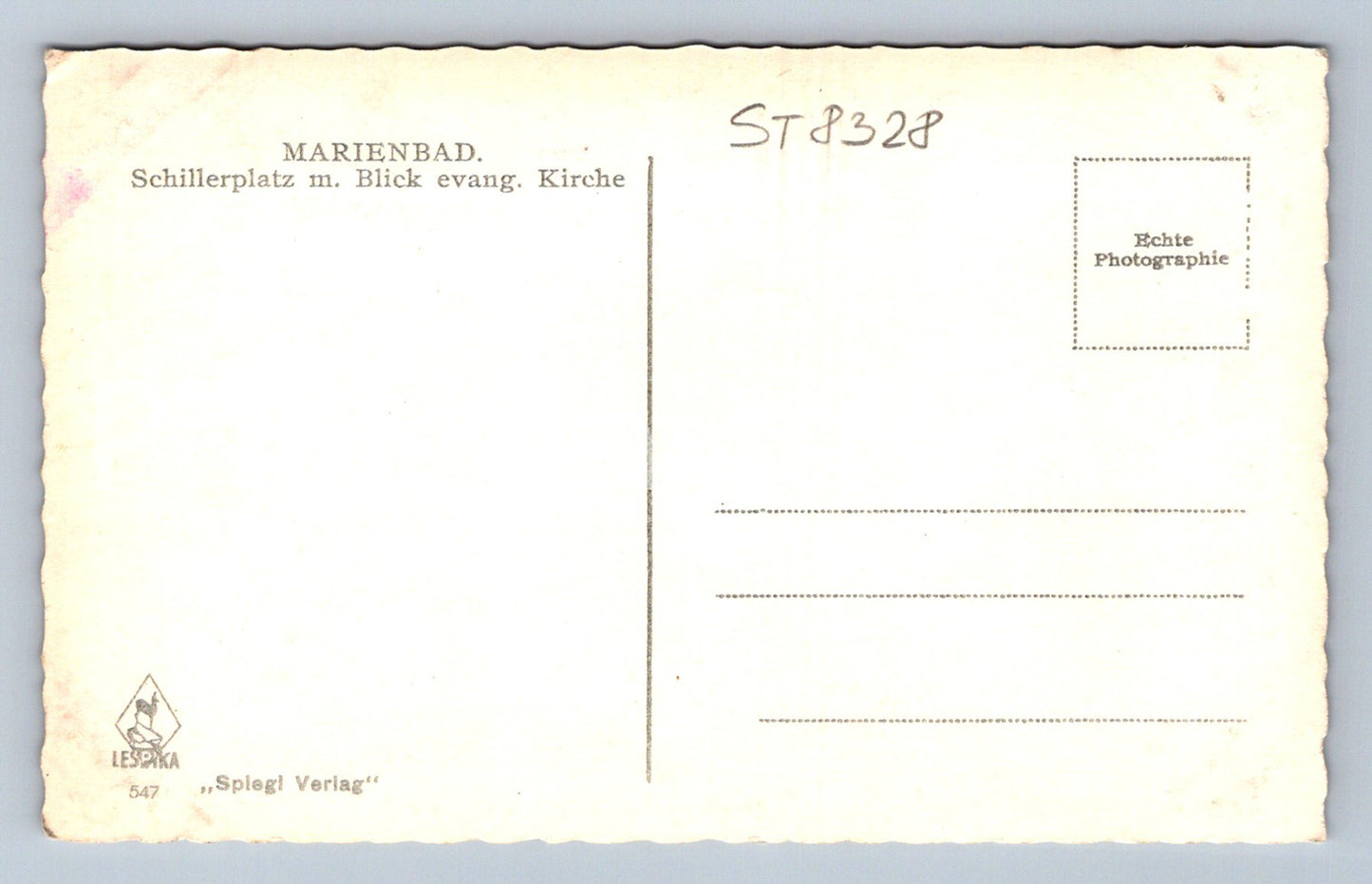 Pohlednice MARIÁNSKÉ LÁZNĚ (ST8328)