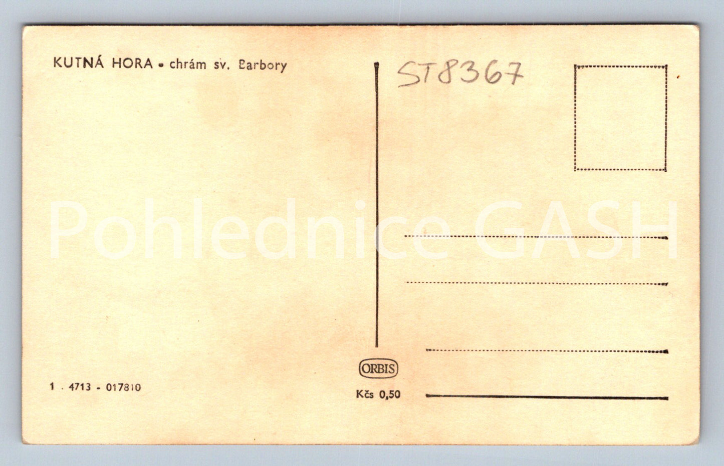 Pohlednice KUTNÁ HORA (ST8367)
