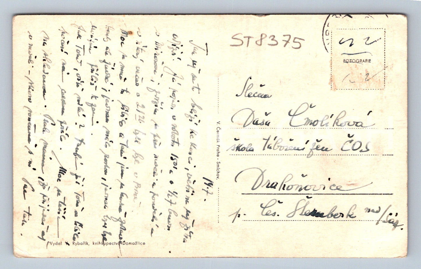 Pohlednice CHODSKO S VÝHLEDŮ (ST8375)