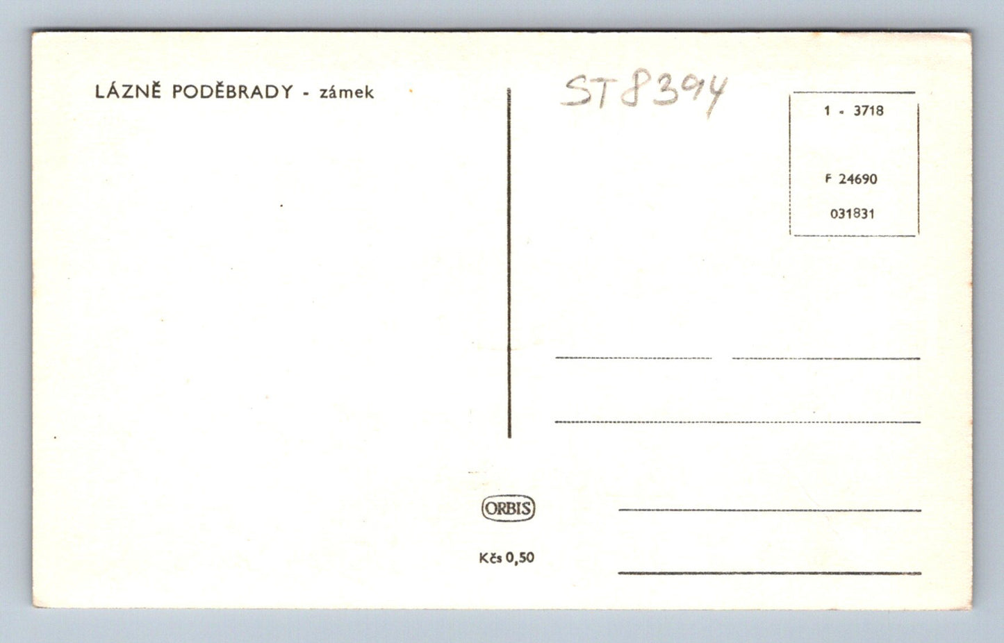 Pohlednice LÁZNĚ PODĚBRADY (ST8394)