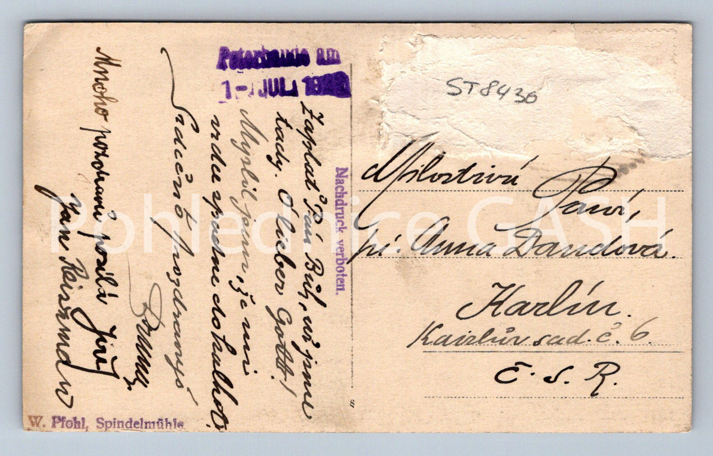 Pohlednice PETERBAUDE (ST8430)