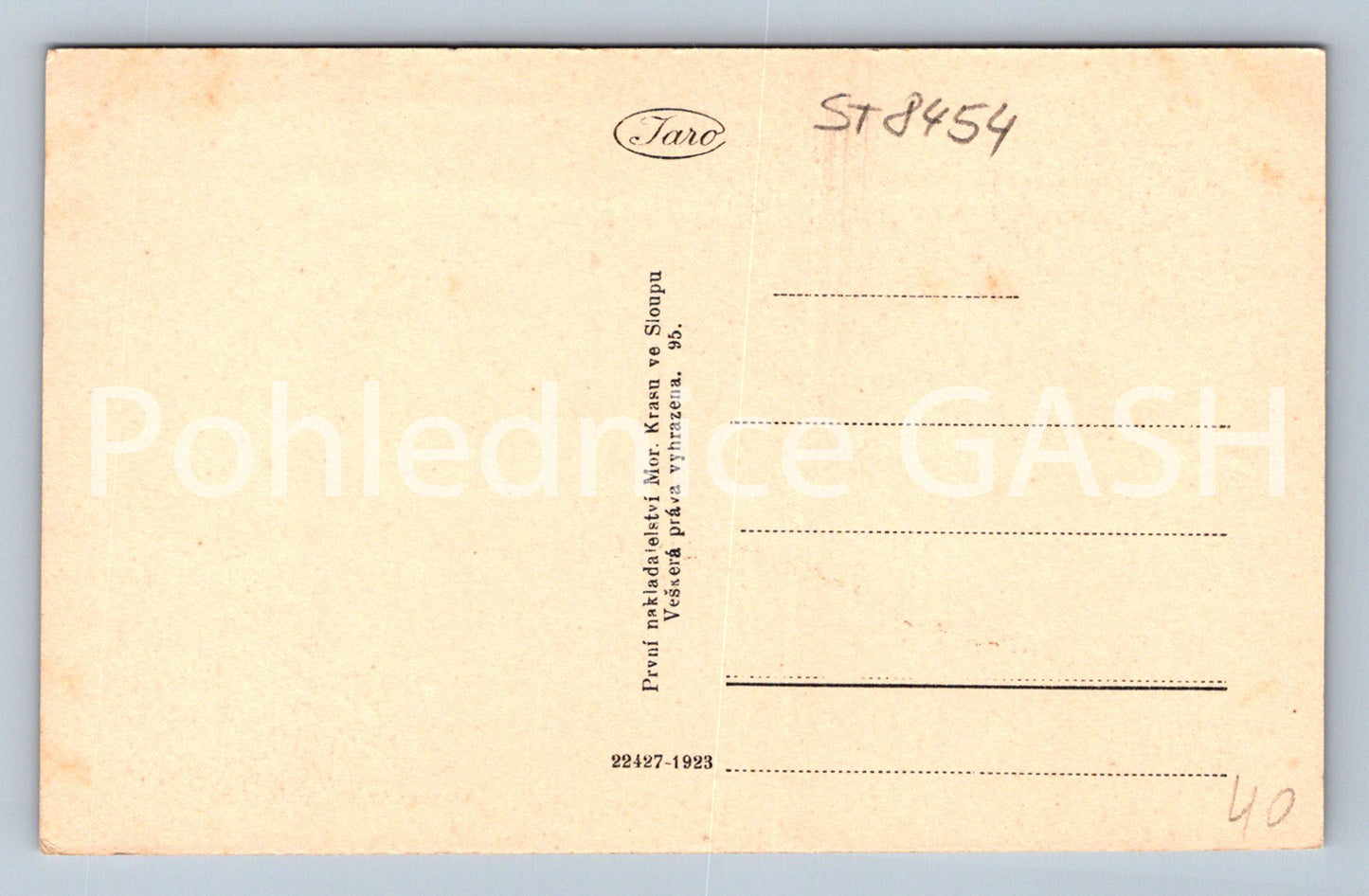 Pohlednice PARTIE Z JESKYŇ U MACOCHY (ST8454)