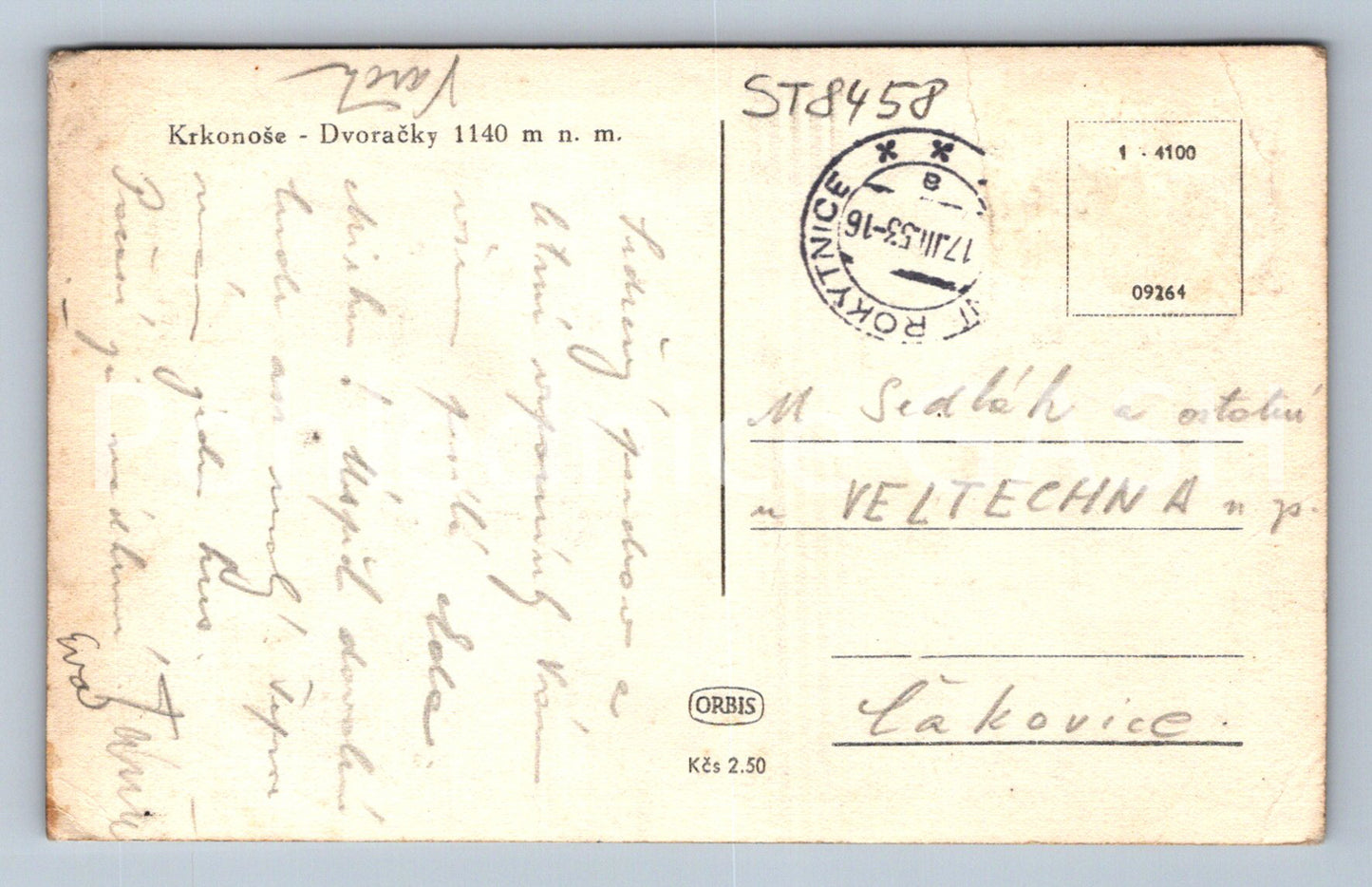 Pohlednice KRKONOŠE - DVORAČKY (ST8458)