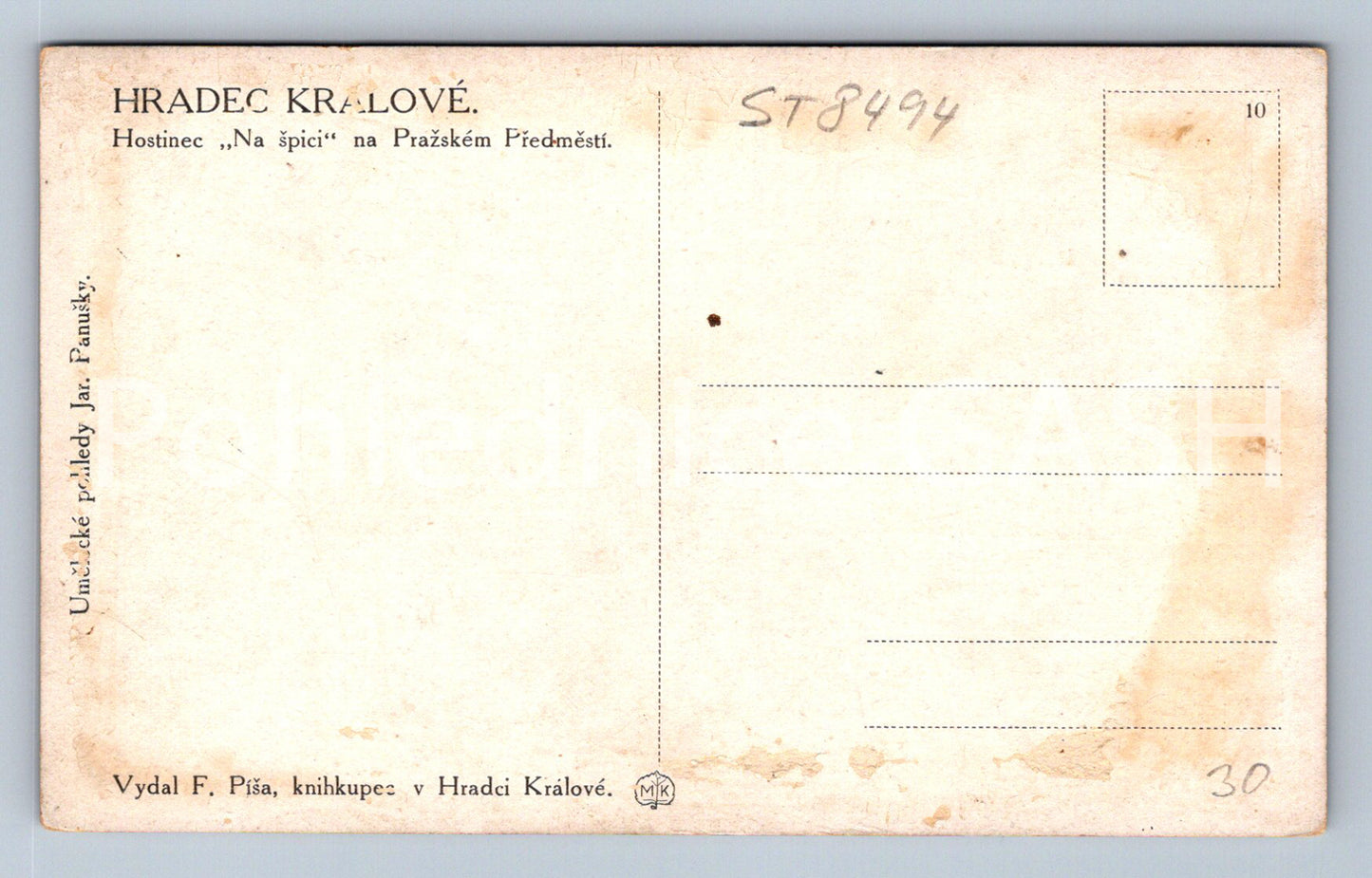 Pohlednice HRADEC KRÁLOVÉ (ST8494)