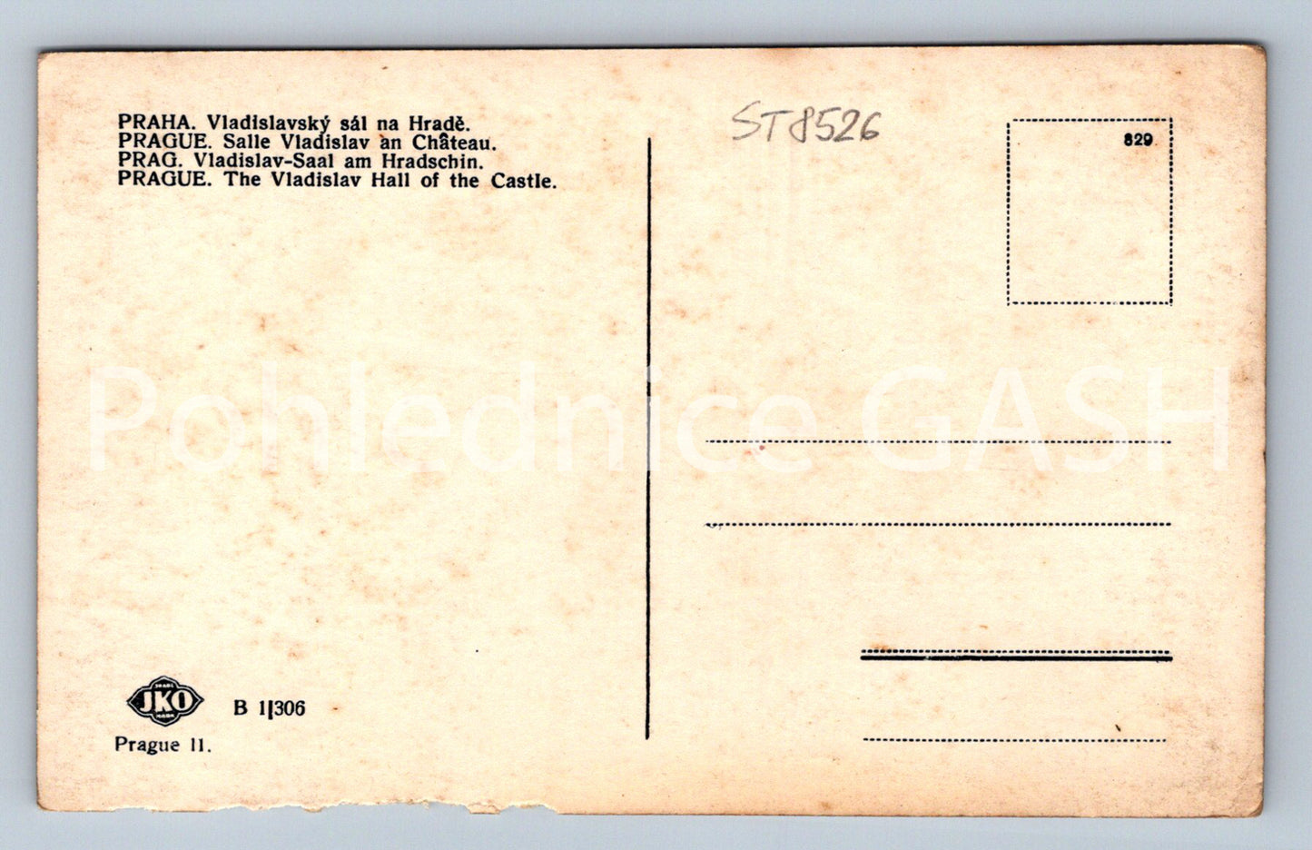 Pohlednice PRAHA (ST8526)