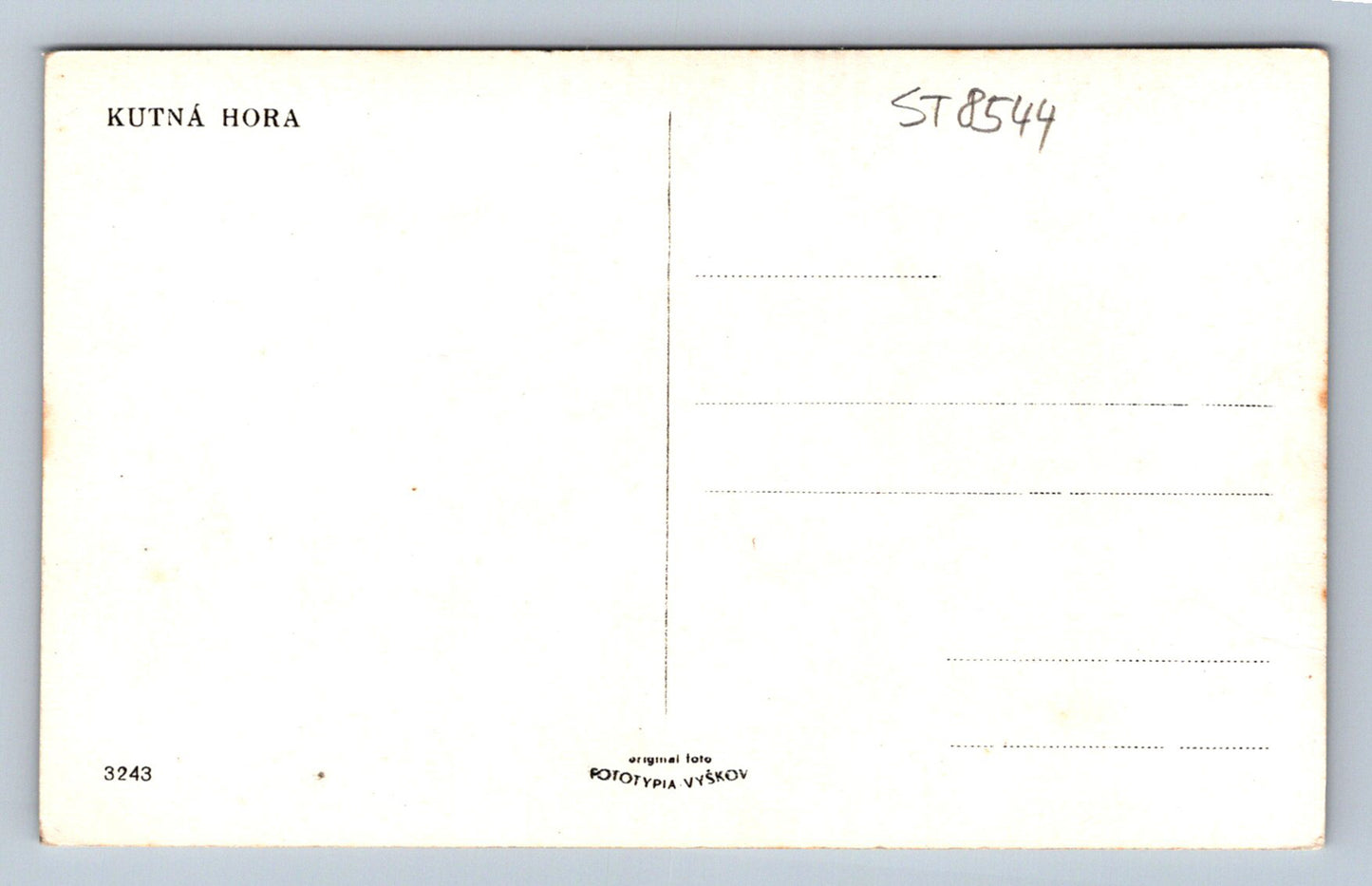 Pohlednice KUTNÁ HORA (ST8544)