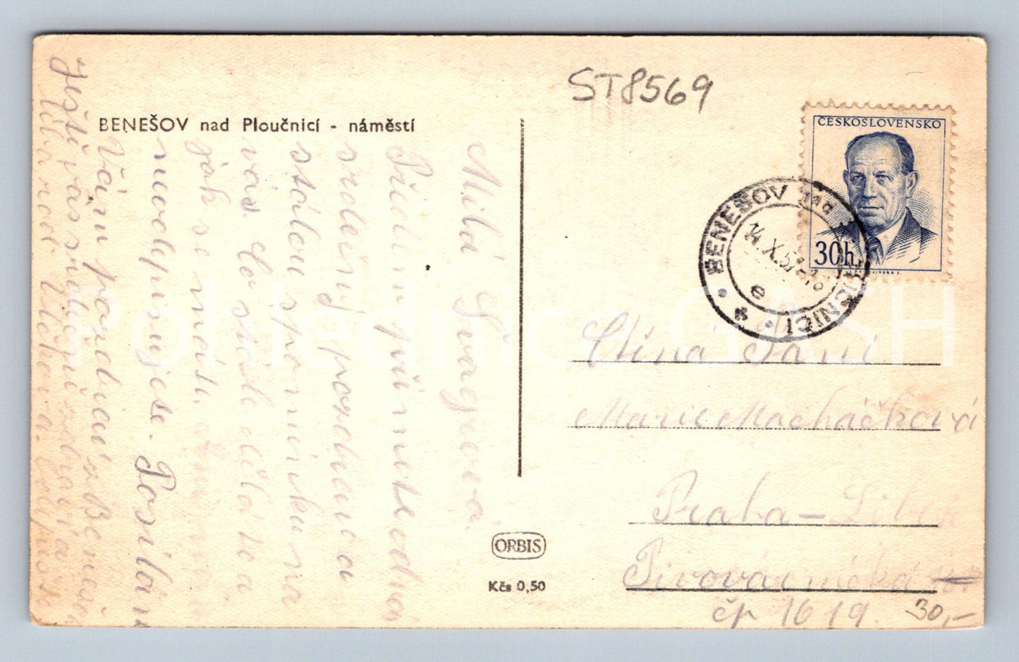 Pohlednice BENEŠOV (ST8569)