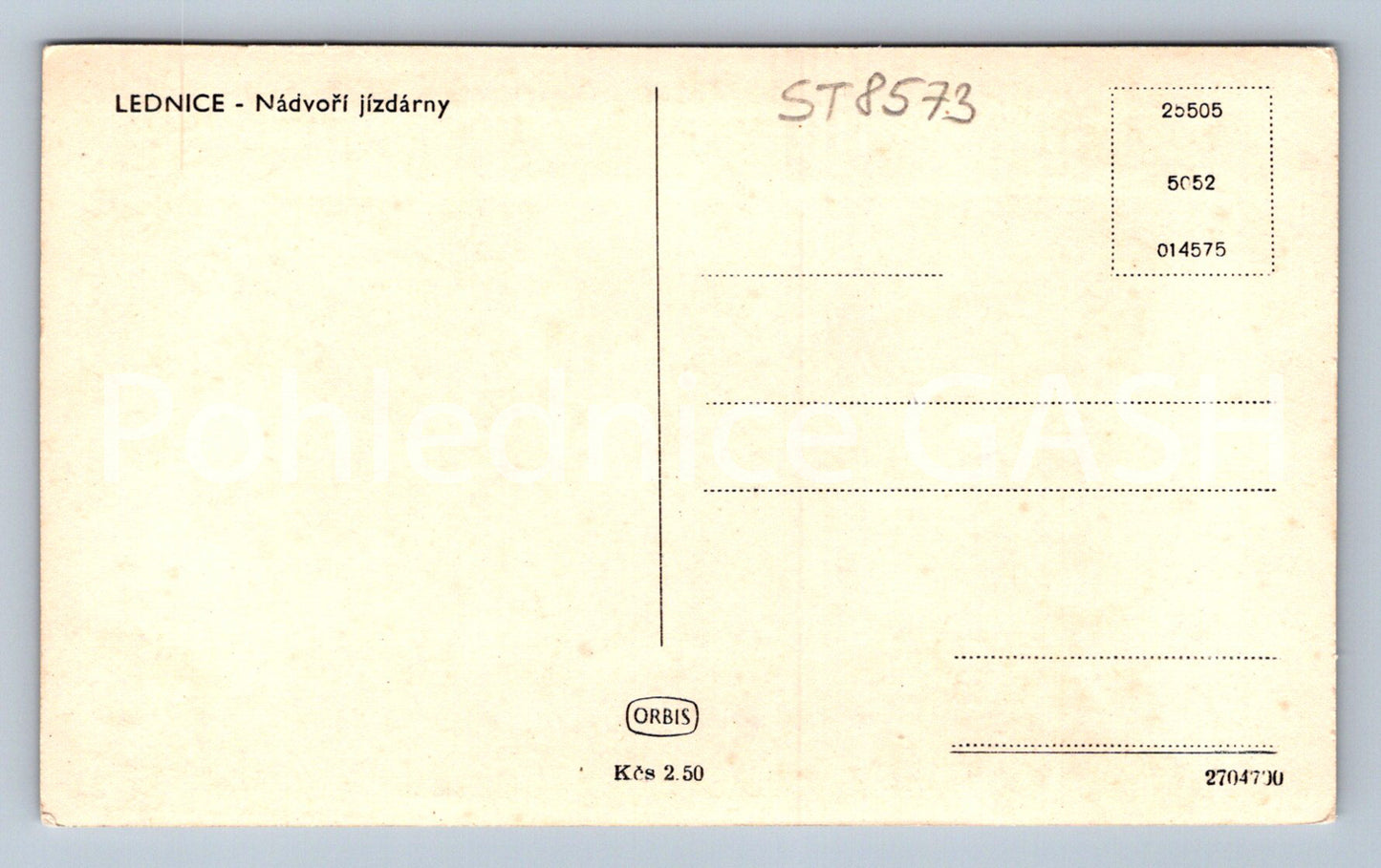 Postcard FRIDGE (ST8573)