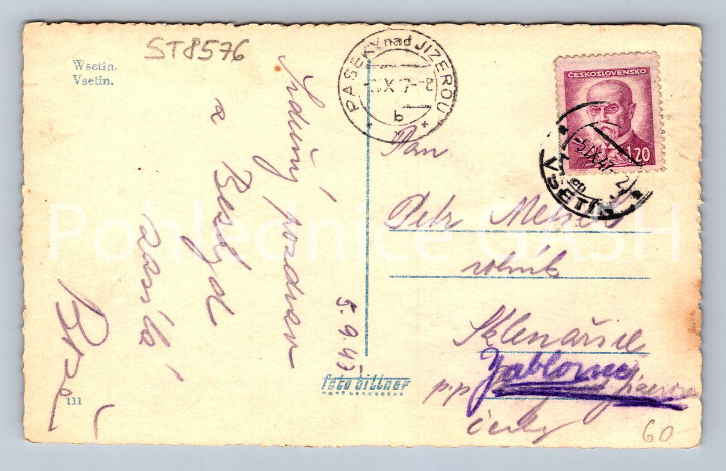 Pohlednice VSETÍN (ST8576)