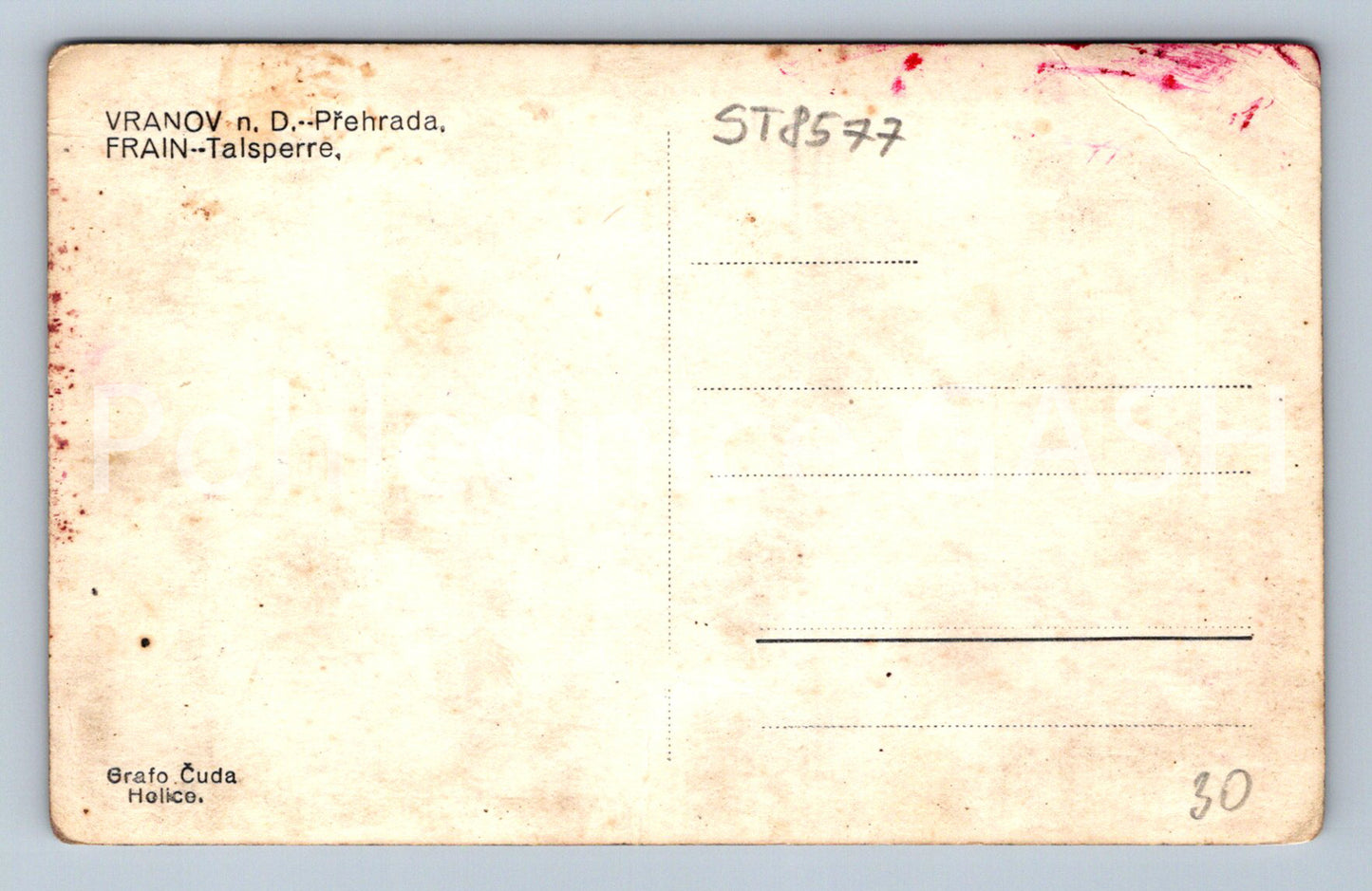 Pohlednice VRANOV NAD DYJÍ (ST8577)