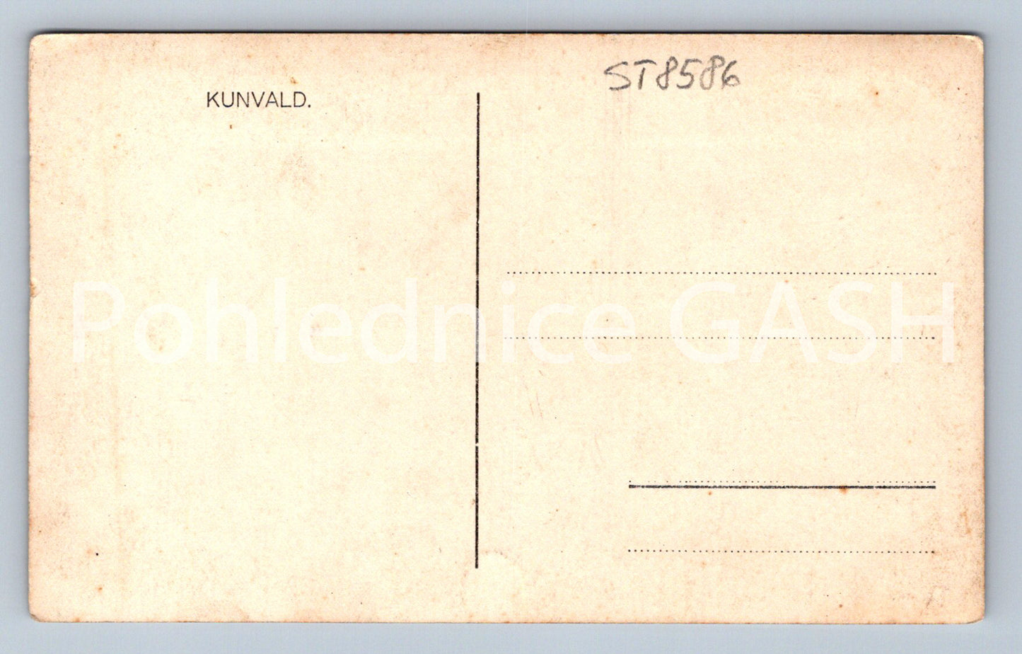 Postcard KUNVALD (ST8586)