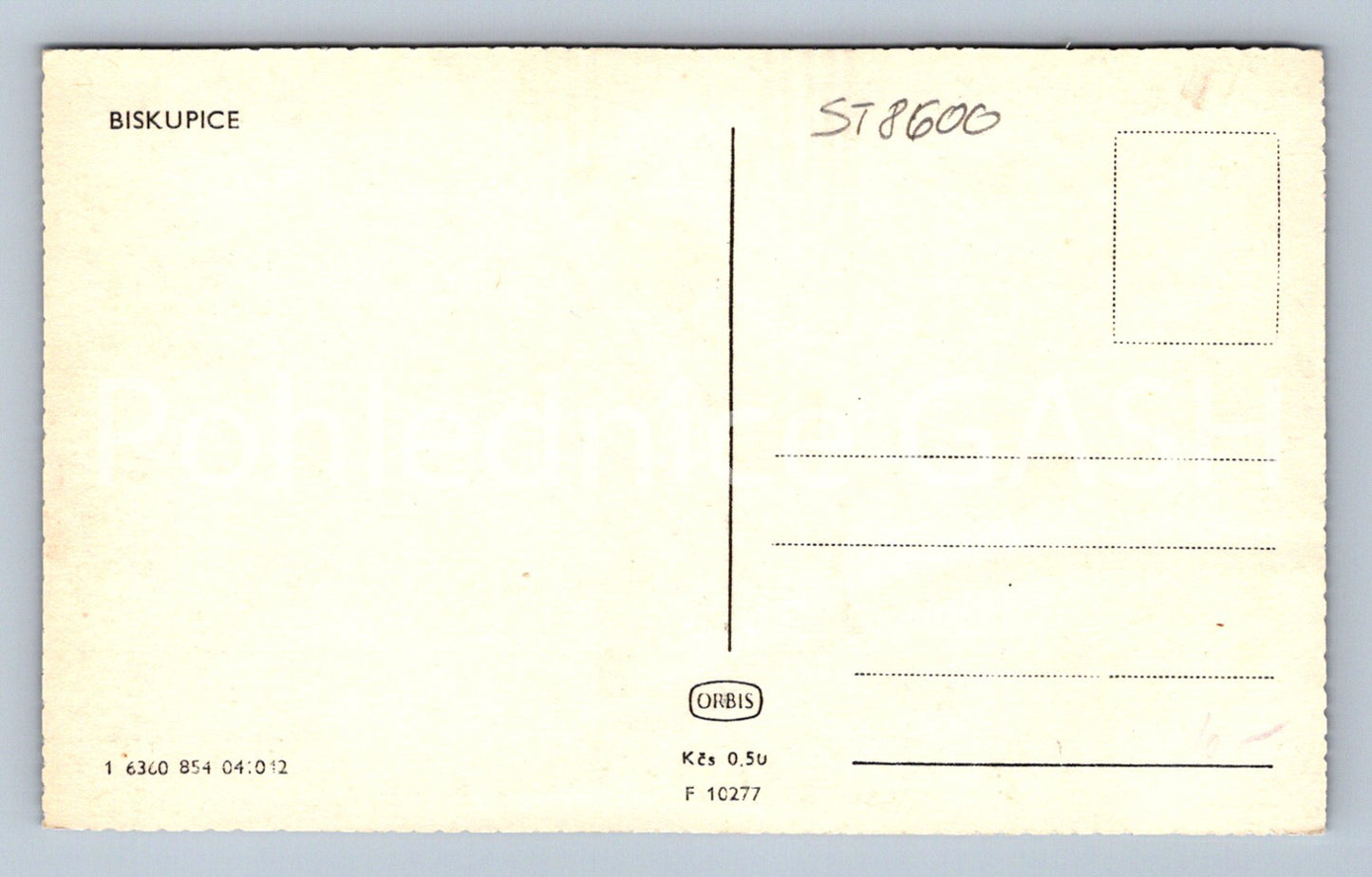 Pohlednice BISKUPICE (ST8600)