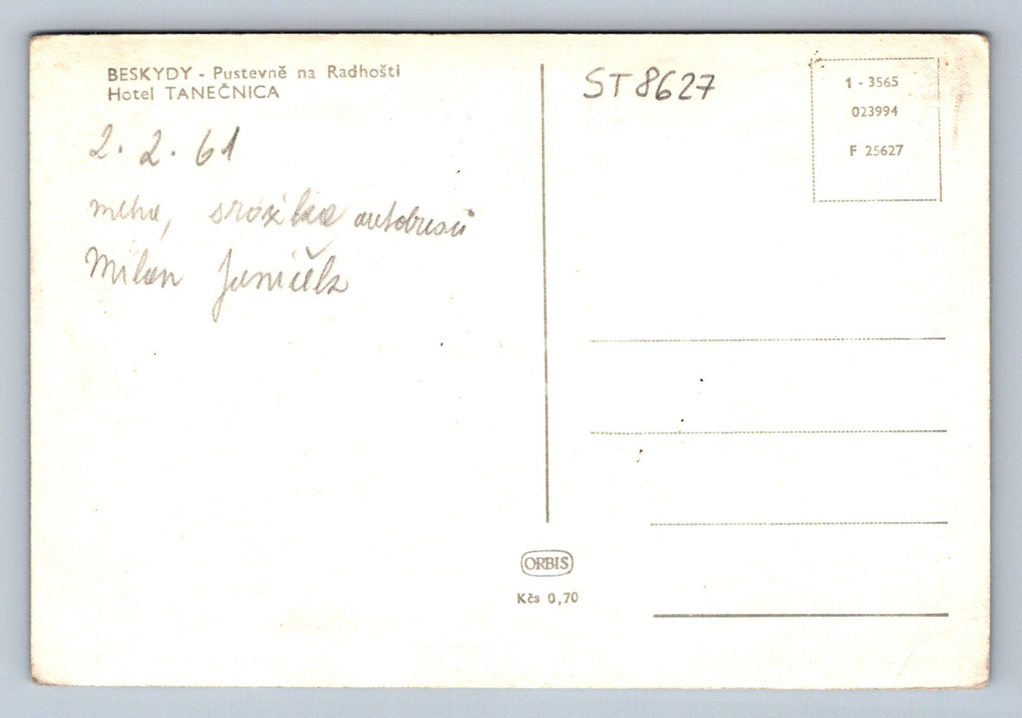 Pohlednice BESKYDY (ST8627)