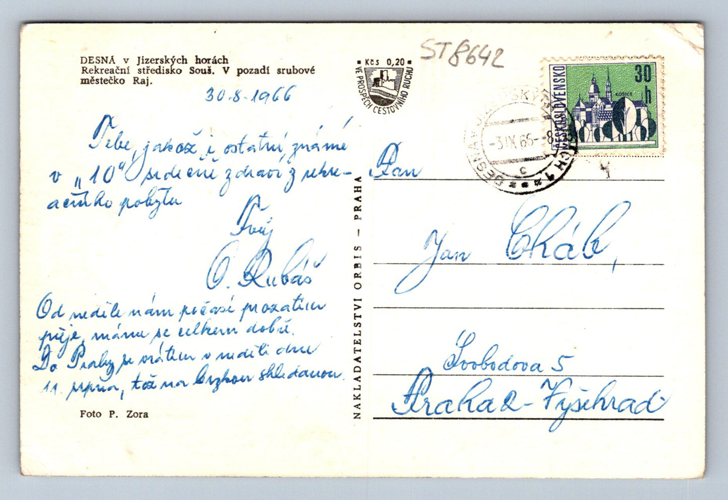 Pohlednice DESNÁ V JIZERSKÝCH HORÁCH (ST8642)