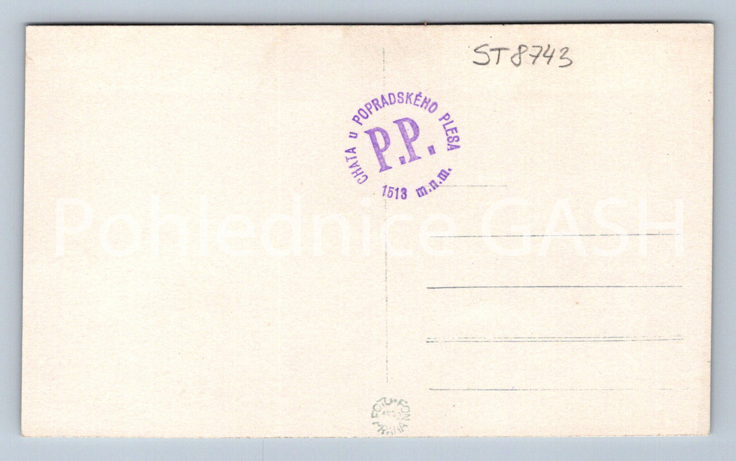 Postcard HIGH TATRAS (ST8743)