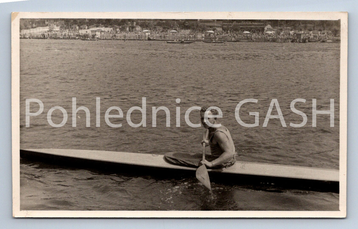 Pohlednice NA KÁNOJI kalous brabenec (ST9408)