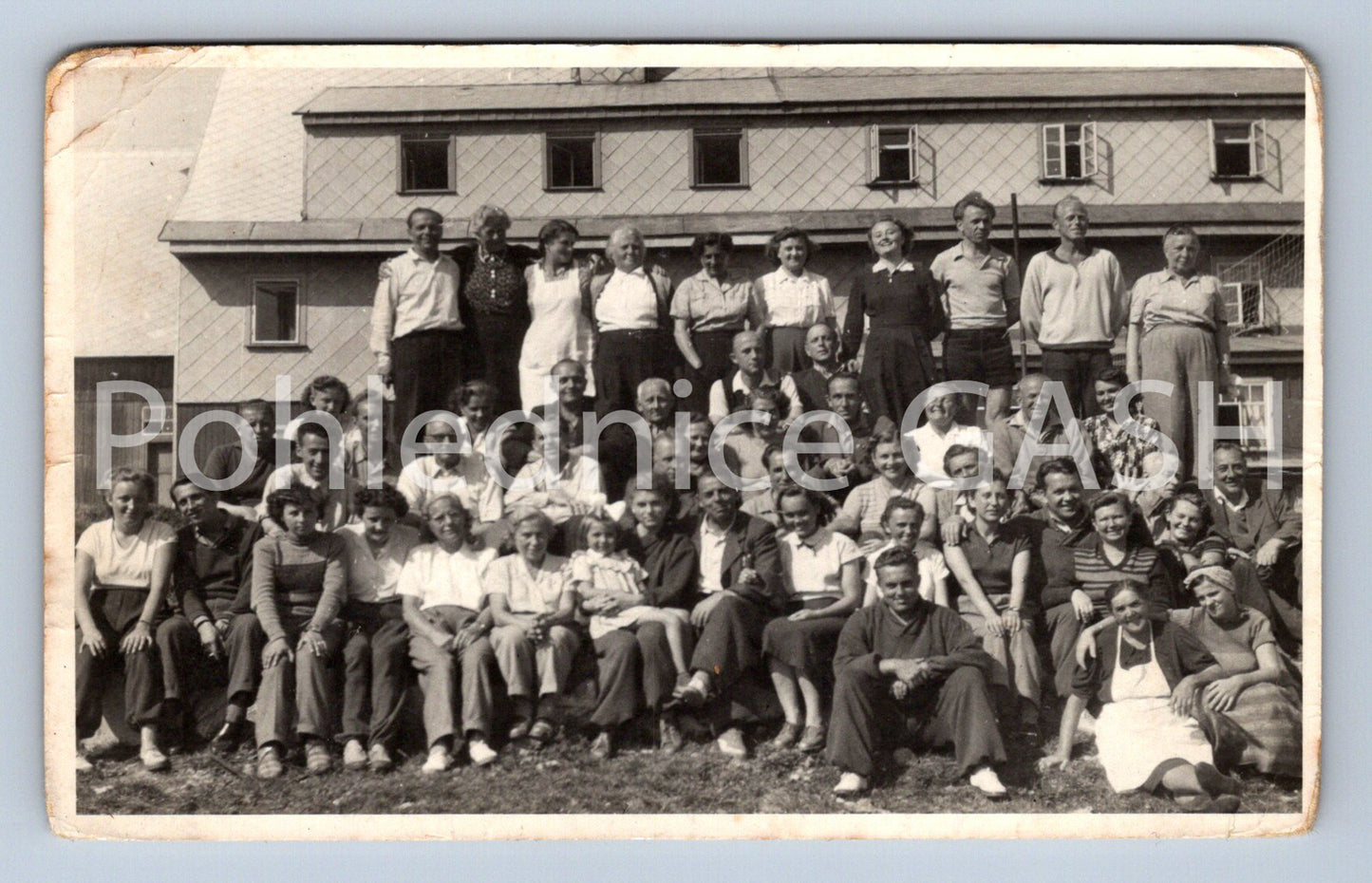 Pohlednice TŘÍDNÍ SRAZ hradec lyžařsdká bouda (ST9433)