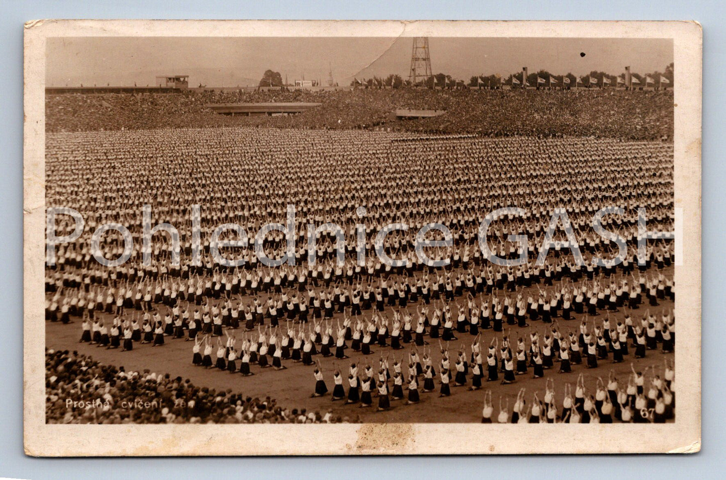 Pohlednice SOKOLSKÉ Z IX. SLETU VŠESOKOLSKÉHO V PRAZE 1932 (ST9440)