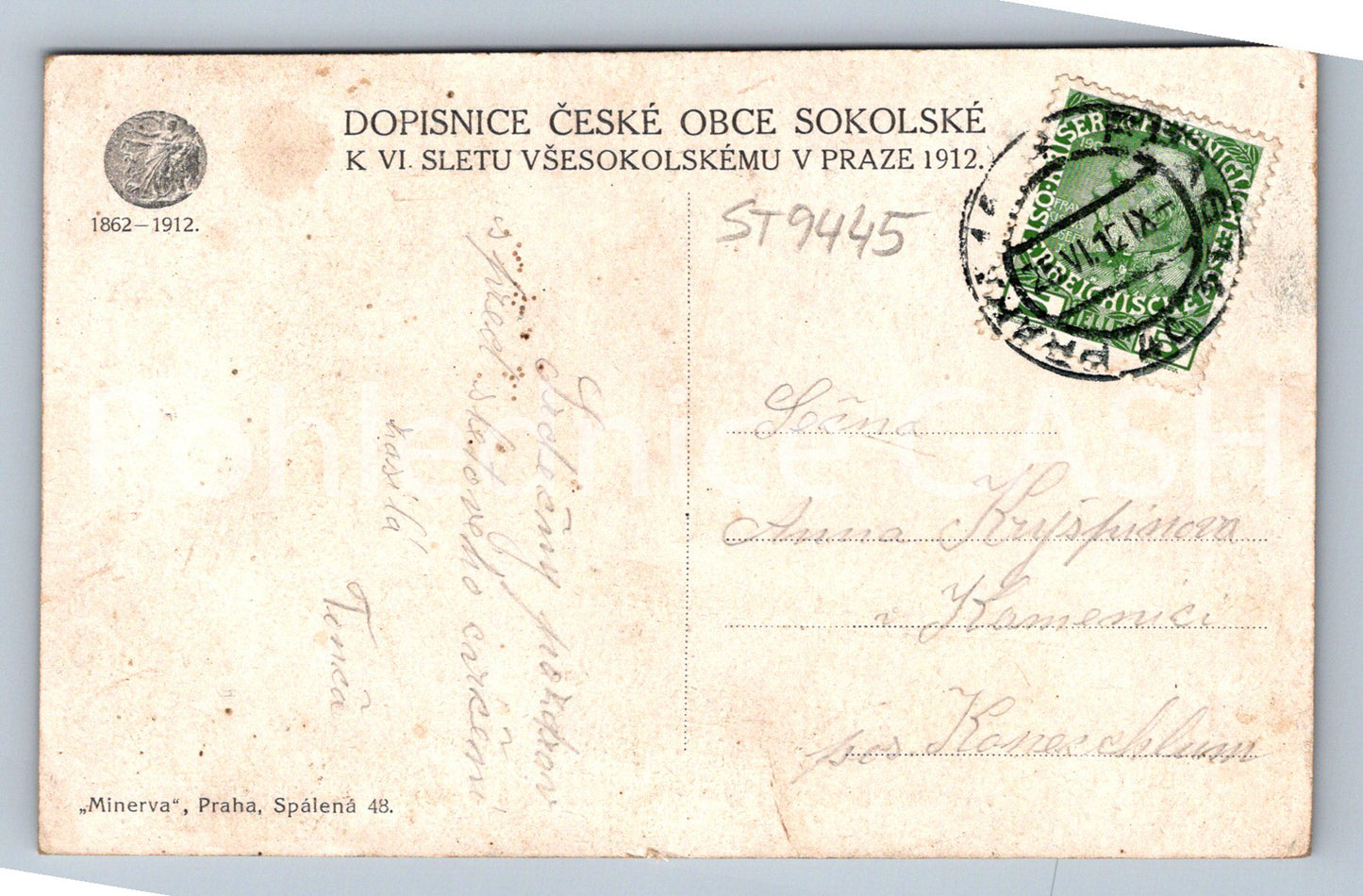 Pohlednice PROSTNÁ CVIČENÍ ŽUPY STŘEDOSČESKÉ S KLÁDAMI (ST9445)