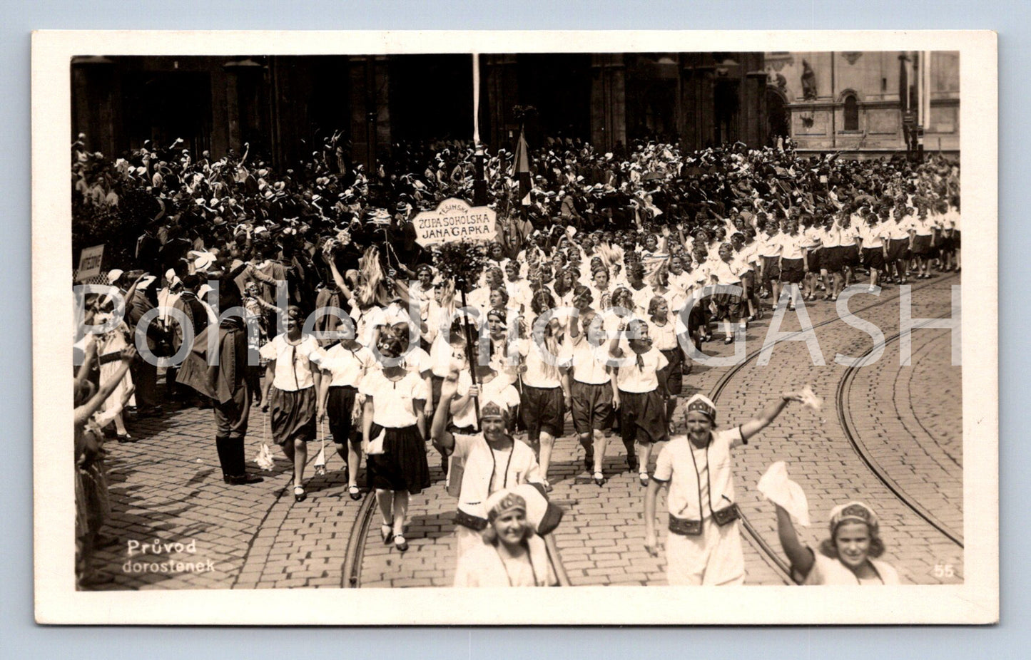 Pohlednice Z IX. SLETU VŠESOKOLSKÉHO V PRAZE 1932 (ST9489)