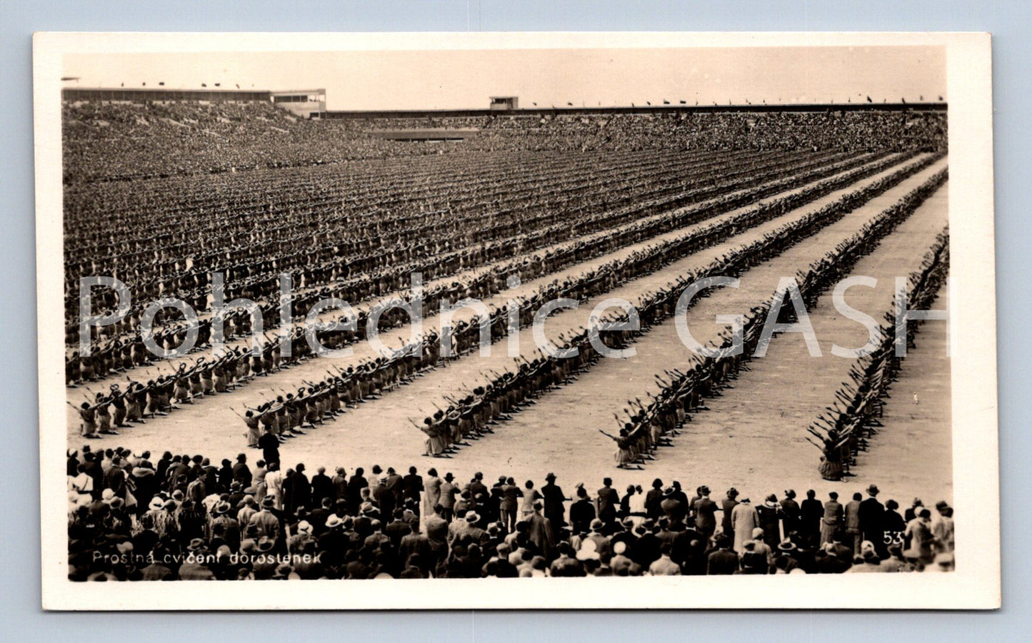 Pohlednice Z IX. SLETU VŠESOKOLSKÉHO V PRAZE 1932 (ST9494)
