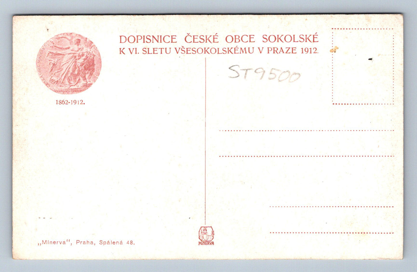 Pohlednice PROSTNÁ CVIČENÍ MUŽŮ (ST9500)