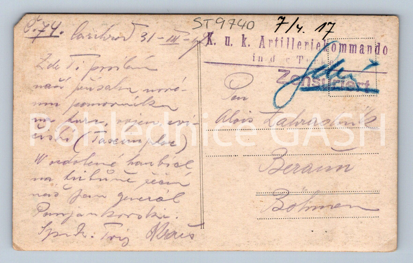 Postcard SOLDIERS (ST9740)